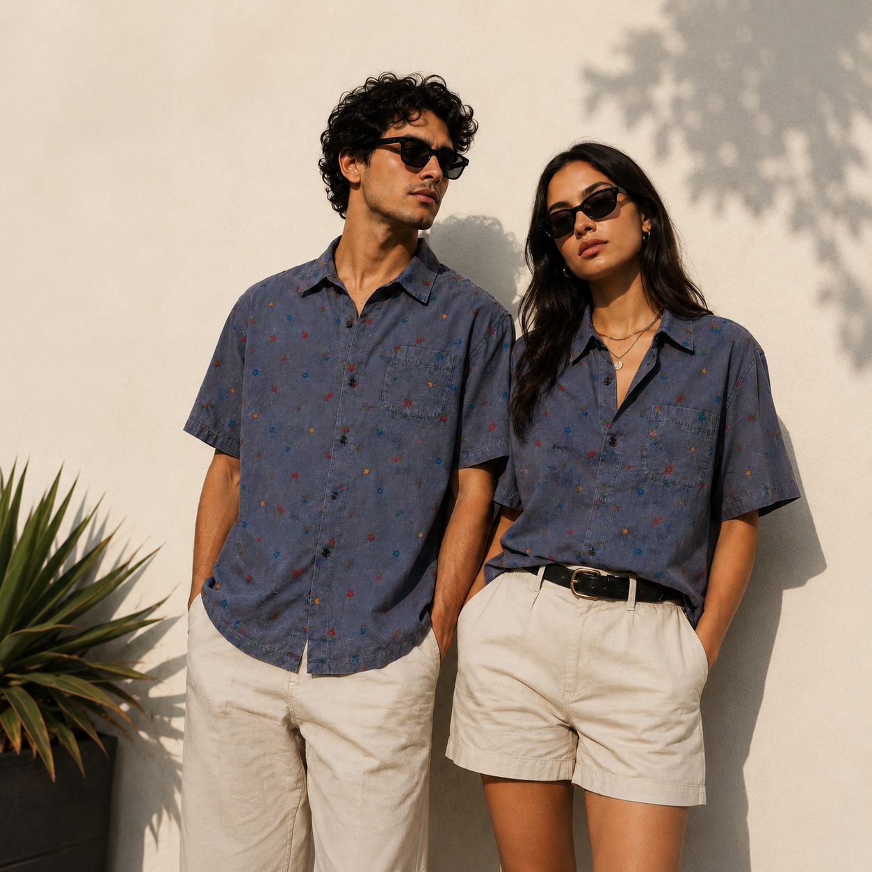 Wildflower Linen Twill Shirt
