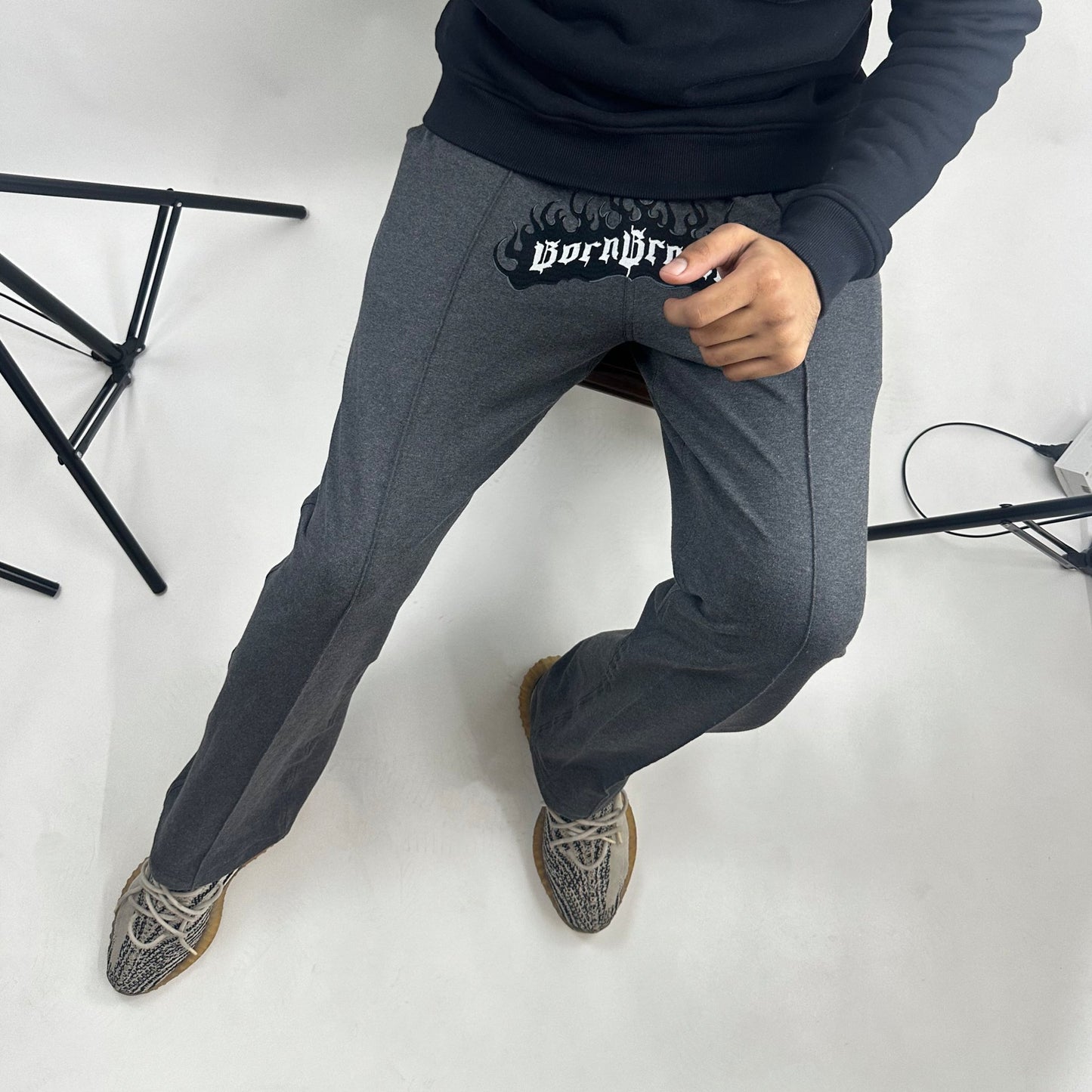 BB Gray Straight Leg Trouser