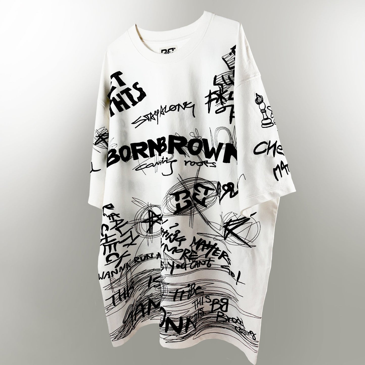 BB Scribble Embroidered Tee