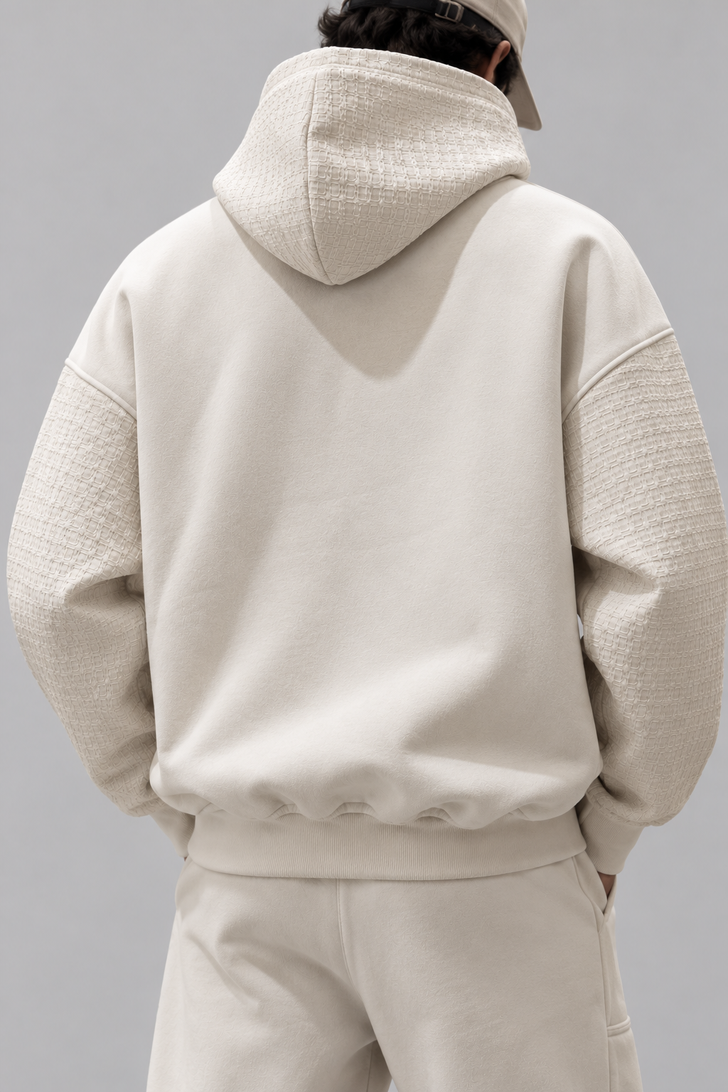 BB Embroidered Hoodie White