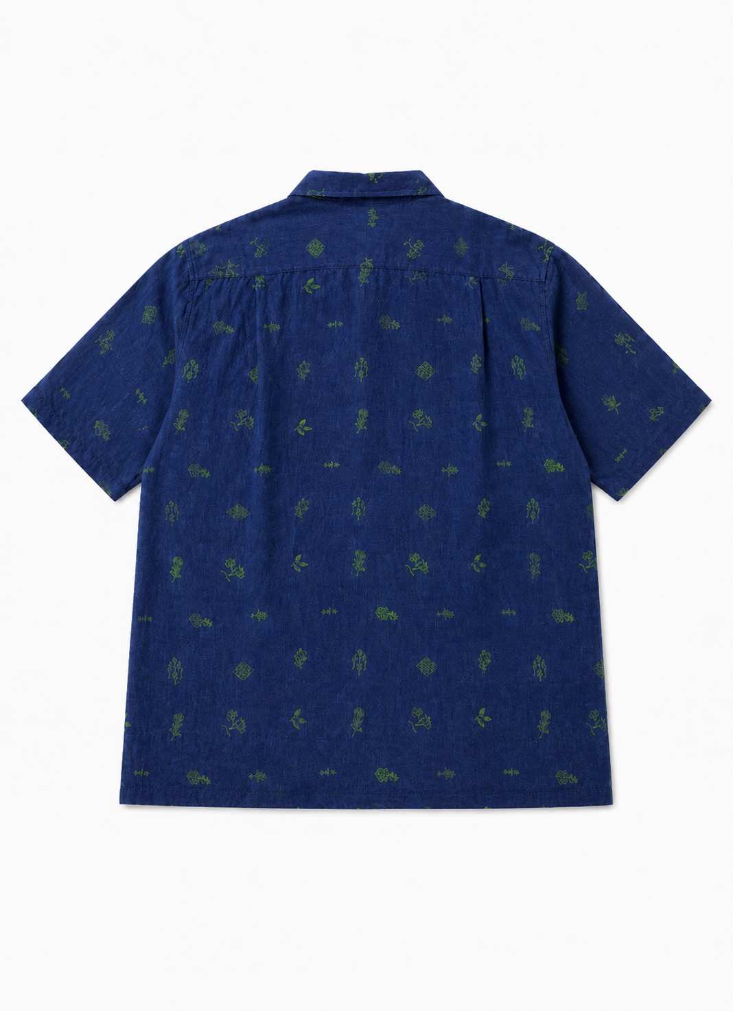 Indigo Garden Linen Twill Shirt