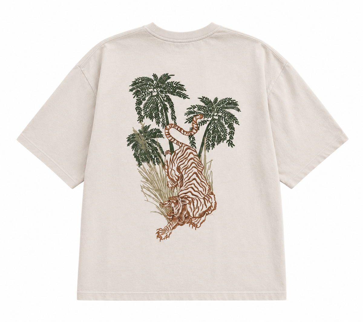 Tiger Embroidery T-Shirt