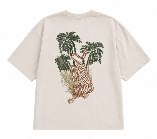 Tiger Embroidery T-Shirt