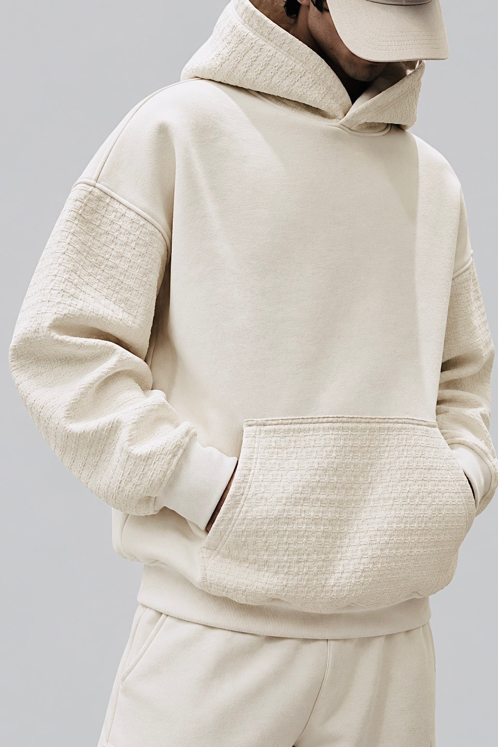 BB Embroidered Hoodie White