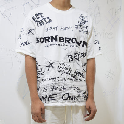 BB Scribble Embroidered Tee