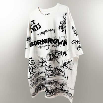 BB Scribble Embroidered Tee