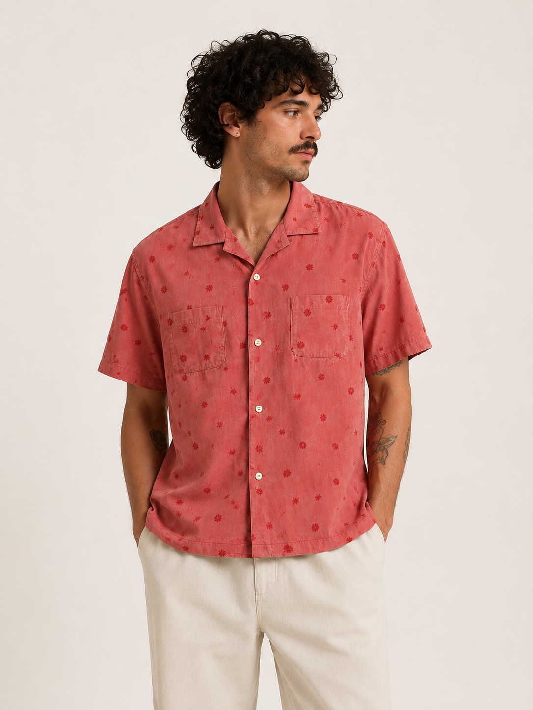 Dessert Bloom Linen Shirt