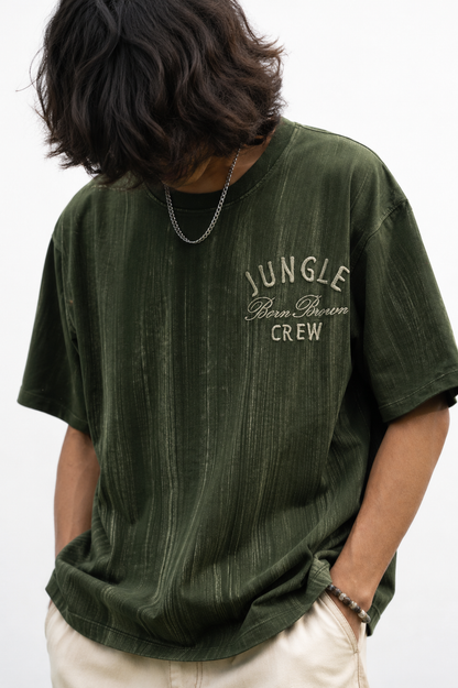 Jungle Crew Embroidery T shirt