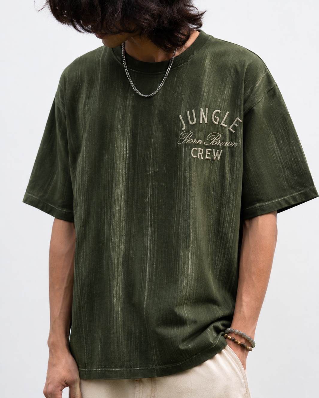 Jungle Crew Embroidery T shirt