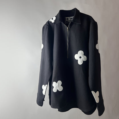 BB Black Floral Patch Shirt
